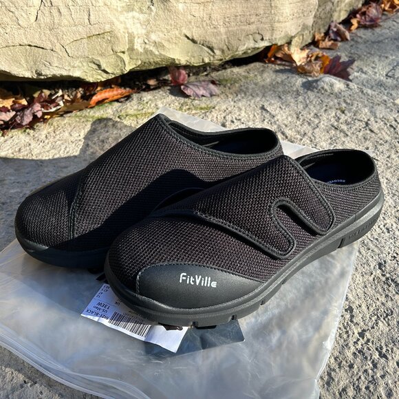 Fitville Men’s EasyTop Diabetic Shoes V5 – Size 13 - Picture 2 of 16